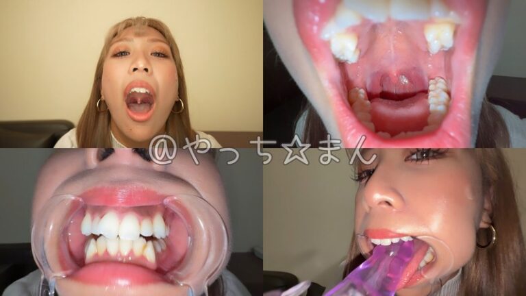 【個人撮影】若菜めあり 初喉チンコ触り＆口内観察若菜めありの無料エロ動画